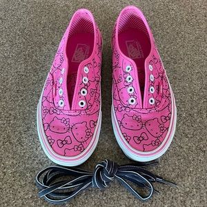 VANS Hello Kitty pink canvas sneakers size 7.5 women/6 men